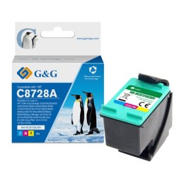 G&G kompatybilny ink / tusz z C8728A, HP 28, NH-R8728C/M/Y, CMY, 18ml, ml