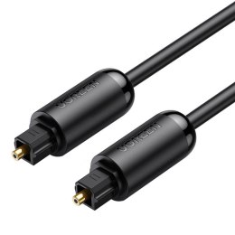 Kabel optyczny Toslink Audio UGREEN AV122, pozłacany, 1.5m (czarny)