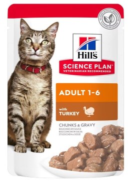 HILL'S SP Feline Adult Turkey 85g dla kota