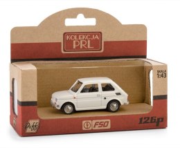 Daffi Pojazd PRL Fiat 126p biały