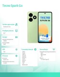 TECNO Smartfon Spark Go 2024 BG6 128+4 Zielony