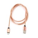 OMEGA METAL CABLE KABEL MICRO USB TO USB 1.8A 1M ROSE GOLD [44207]
