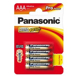 Bateria alkaliczna, AAA (LR03), AAA, 1.5V, Panasonic, blistr, 4-pack, 265899, Pro Power
