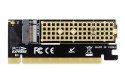 Digitus Karta rozszerzeń (Kontroler) M.2NVMe SSD PCIe 3.0 x16 SATA