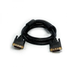 Video Kabel DVI (24+1) M - DVI (24+1) M, Dual link, 20m, pozłacane końcówki, ekranowany, czarna, EOL