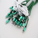 OMEGA LIGHTNING TO USB FABRIC BRAIDED CABLE KABEL 2A 1M POLYBAG GREEN [44039]