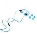 PLATINET IN-EAR EARPHONES SŁUCHAWKI+ MIC SPORT + ARMBAND PM1070 BLUE [42927] TE