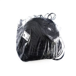 OMEGA BOA LIGHTNING TO USB FABRIC BRAIDED CABLE KABEL 1,5A 2M POLYBAG BLACK [44184]