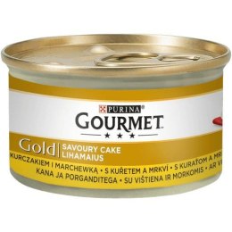 Gourmet Gold Savoury Cake kurczak i marchewka - mokra karma dla kota - 85 g