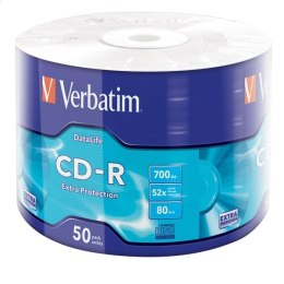 VERBATIM CD-R 700MB 52X EXTRA PROTECTION SP*50 43787