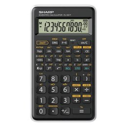 Sharp kalkulator EL-501TWH, czarna, naukowy, dziesięciocyfrowy