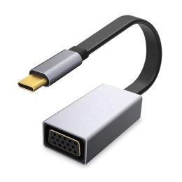 PLATINET MULTIMEDIA ADAPTER USB-C TO VGA 1080 60Hz [44711]
