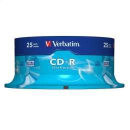 VERBATIM CD-R 700MB 52X EXTRA PROTECTION CAKE*25 43432