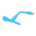 OMEGA USB FAN WENTYLATOR BLUE [43477]