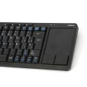 OMEGA KEYBOARD ES WIRELESS FOR SMART TV TOUCHPAD BLACK [44423]