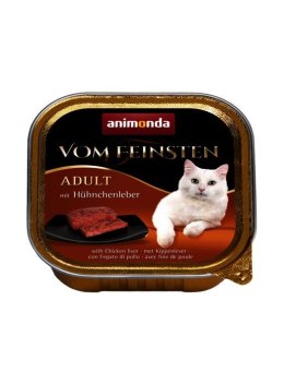 ANIMONDA Vom Feinsten Classic Cat wątróbka z kurczaka - mokra karma dla kota - 100g