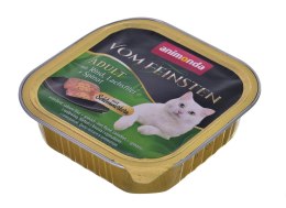 ANIMONDA Vom Feinsten Classic Cat wołowina, łosoś szpinak - mokra karma dla kota - 100g