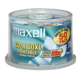 MAXELL CD-R 700MB 52X PRINTABLE FF NO ID CAKE*50 624006.40.CN