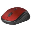 Mysz bezprzewodowa, Defender Hit MM-415, czarno-czerwona, optyczna, 1600DPI