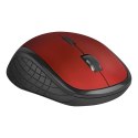 Mysz bezprzewodowa, Defender Hit MM-415, czarno-czerwona, optyczna, 1600DPI