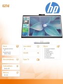 HP Inc. Monitor E27d G4 QHD 2560x1440 USB-C Docking 6PA56A4