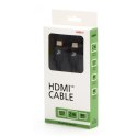 Video Kabel HDMI M - HDMI M, HDMI 2.1 - Ultra High Speed, 2m, pozłacane złącza, aluminiowa obudowa,, czarny, Logo 8K@60Hz, 48Gb/