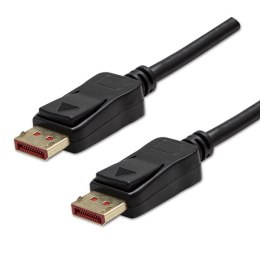 Video Kabel DisplayPort M - DisplayPort M, DP v 1.4, 2m, pozłacane złącza, czarny, 8K@60Hz, 32,4Gb/s