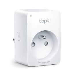 Gniazdko smart Tapo P100 220-240 V 50/60 Hz, konfiguracja z WiFi, MAX.2300W, biała, TP-LINK, pilot, timer, sterowanie głosowe