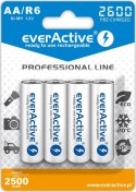 EverActive Akumulatory paluszki R6/AA 2600 mAH, blister 4 szt.