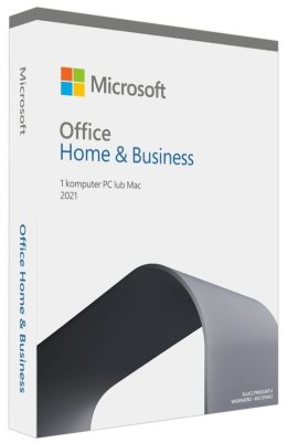 Microsoft Office Home & Business 2021 PL P8 Win/Mac Medialess Box T5D-03539 + natychmiastowa wysyłka do godziny 17