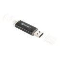 PLATINET ANDROID PENDRIVE USB 2.0 AX-Depo 64GB + microUSB UDP BLACK [43373]