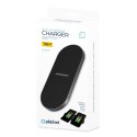 PLATINET QI WIRELESS CHARGER DUO 2 x 10W USB-C BLACK [45522]