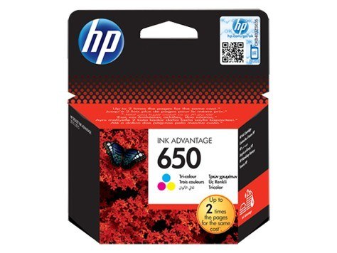 HP Inc. Tusz nr 650 Tri-colour CZ102AE oryginalny + natychmiastowa wysylka do godziny 18