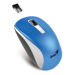 Mysz bezprzewodowa, Genius NX-7010, niebieska, optyczna, 1200DPI