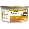 Gourmet Gold mokra karma dla kota z kaczką i indykiem 85g