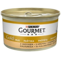 PURINA Gourmet Gold Mus z indykiem - mokra karma dla kota - 85 g