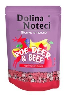 DOLINA NOTECI Superfood Sarna i Wołowina - mokra karma dla psa - 300 g