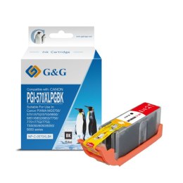 G&G kompatybilny ink / tusz z PGI-570XLBK, NP-C-0PG570XLBK, black, 20,4ml, ml