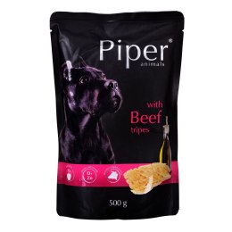 DOLINA NOTECI Piper Animals z żołądkami wołowymi - mokra karma dla psa - 500g
