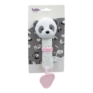 TULILO Zabawka z dźwiękiem - Panda różowa 16 cm