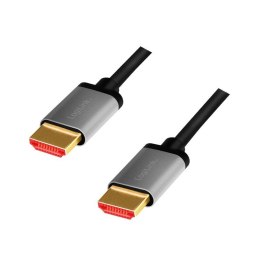 Kabel HDMI LogiLink CHA0106 8K/60Hz, 4K/120Hz aluminium, 3m