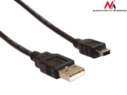 Kabel USB 2.0 Maclean MCTC-749 USB A (M) - Mini USB B (M) czarny, 3m