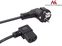 Kabel zasilający kątowy Maclean MCTV-802 3 pin 1,5m wtyk EU