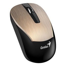 Mysz bezprzewodowa, Genius Eco-8015, czarno-złota, optyczna, 1600DPI