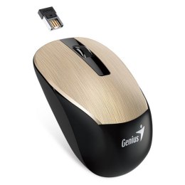 Mysz bezprzewodowa, Genius NX-7015, złota, optyczna, 1600DPI