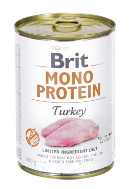 BRIT Mono Protein Beef&Rice - mokra karma z wołowiną i ryżem dla psów dorosłych - 400 g