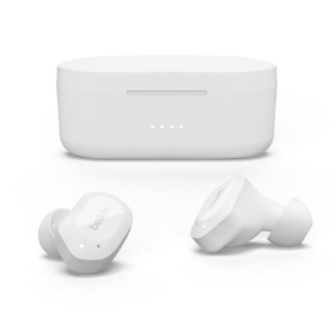 Belkin Słuchawki bezprzewodowe douszne Soundform Play białe