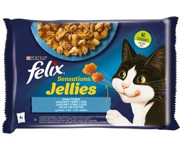 FELIX Sensations smaki rybne - mokra karma dla kota - 4x 85g