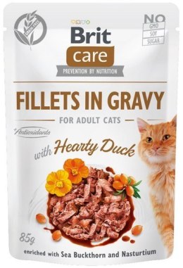 BRIT Care Fillets in Gravy filety z kaczką w sosie - mokra karma dla kota - 85 g