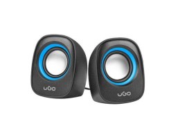Głośniki UGO Tamu S100 2.0 2x 3W USB, Mini Jack niebieskie